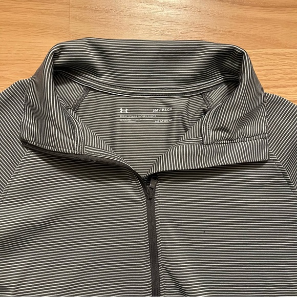 Under Armour Striped Quarter Zip - Picture 2 of 3